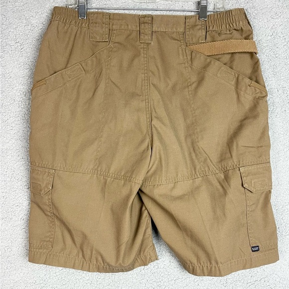 5.11 Tactical Cargo Shorts Men's 34 Khaki Utility Pockets - Picture 8 of 9